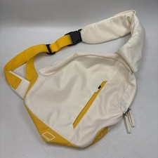 INVICTA CROSS BODY BAG ZAINO MONOSPALLA TRACOLLA COME NUOVA BIANCA GIALLA #13