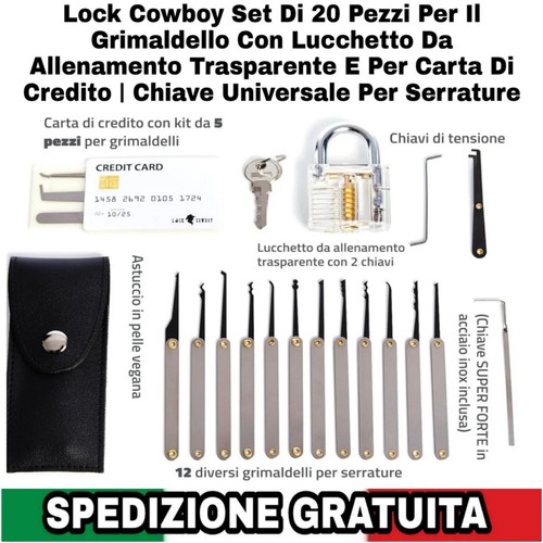 Set 20pz il grimaldello - set,