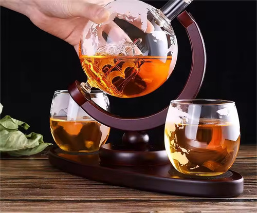 Decanter vino globo con