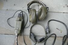 VECCHIA CUFFIA DA PILOTA MILITARE