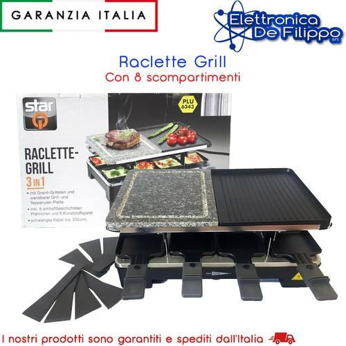 Raclette grill star pietra - grill,