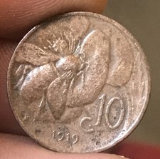 10 centesimi 1919 Rara Ape