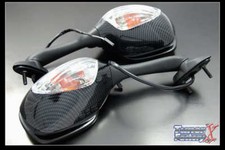 ADATTO SUZUKI GSXR GSX-R 1000 SPECCHIETTI RETROVISORI CARBONIO 2005 06 2007 2008 K5 K6 K7 K8