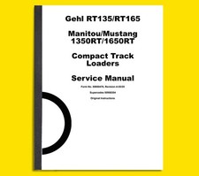 GEHL RT135 RT165 Mustang
