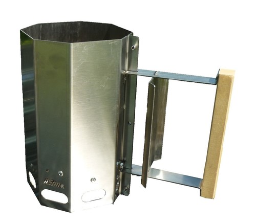 Accenditore inox carbonella - inox, 3