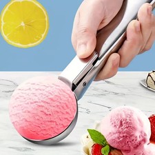 PALETTA DOSATORE IN ACCIAIO INOX PALLINE GELATO PORZIONATORE CUCCHIAIO GELATAIO