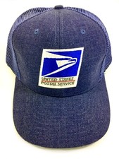 Cappello vintage anni 90 USPS United States Postal Service USA Mail mai indossato raro snap M