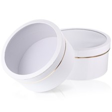 2 Pcs Scatola Rotonda Fiori