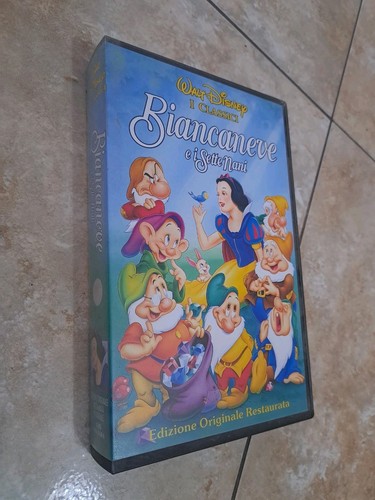 Vhs biancaneve walt disney - vhs,