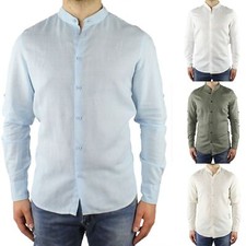 Mens Korean Neck Slim Fit Long