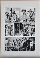 JOSE' ORTIZ - TAVOLA ORIGINALE TEX - 'IL TESORO DELLA MINIERA'