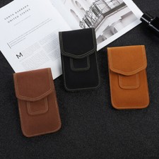 Custodia fondina cellulare custodia portafoglio in pelle passante cintura per iPhone Samsung