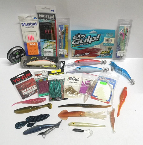 Lotto stock materiale pesca - materiale,