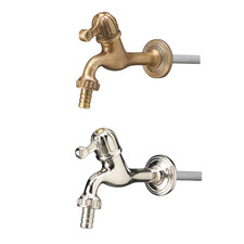 Belfer RUB011 e RUB011C Rubinetto in Ottone per Fontana da Giardino