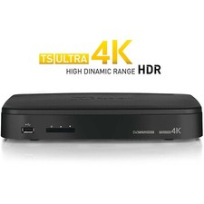 TELE System 21005242 - Decoder 4K Dual Tuner DVB-T2/S2 HEVC - Nero