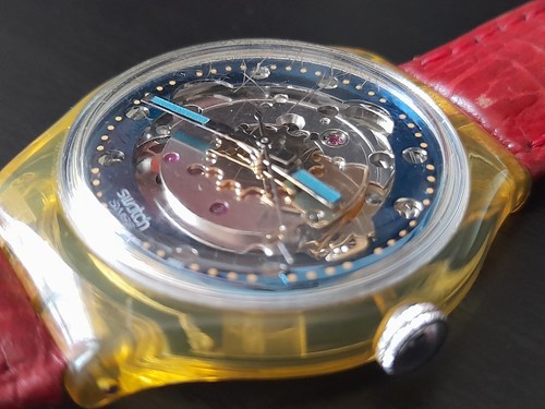 Swatch automatico 1992 red - automatico,