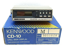 Kenwood cd-10 call sign display vintage ultra rare made in japan ricetrasmettito