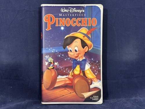 Pinocchio walt disney vhs - disney,
