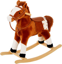 Cavallo a Dondolo in Legno Con