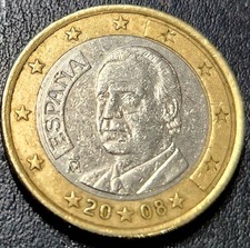 moneta 1 euro Spagna 2008 -
