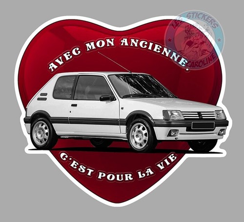 Sticker 205 peugeot vintage - sticker,