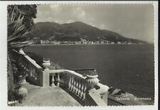 varazze vecchia cartolina bianco e nero da una terrazza 