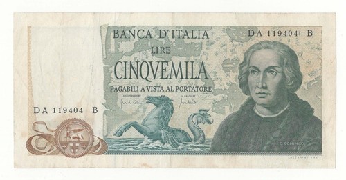 5000 lire colombo - lire,
