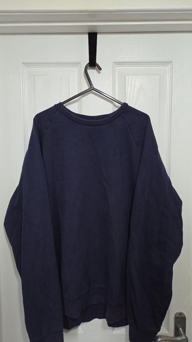 Felpa under armour - navy, cotone