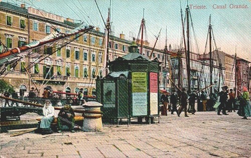 Ef38 cartolina trieste - ef38, trieste,canal