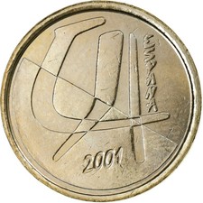 [#1251101] Moneta, Spagna, Juan Carlos I, 5 Pesetas, 2001, Madrid, AU (55-58), Alumi