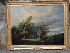 Quadro olio tela "In riva allo