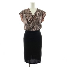 Denny Rose Pink Black Long