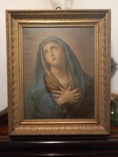 Madonna Orante Cromolitografia '900.