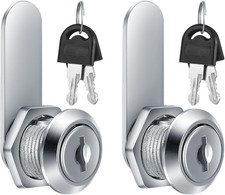 2 Lucchetti per Cassetta Delle Lettere, 16 Mm, Con Chiave, Serratura per Armadio