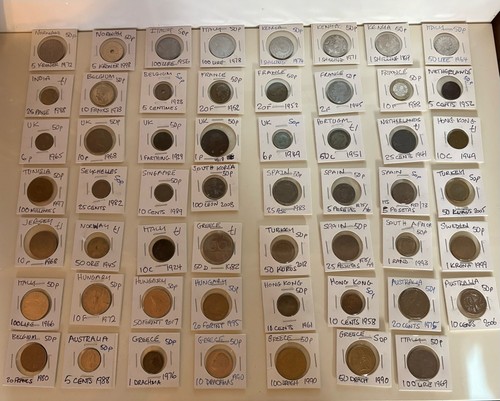 Collezione monete estere - collezione,