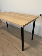 Scrivania da Ufficio Porta PC Altezza Regolabile, Tavolo Studio in buone Condizi