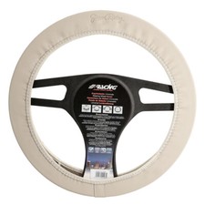 Coprivolante Universale 37-39mm in Ecopelle color Beige FIAT 500 Simoni Racing