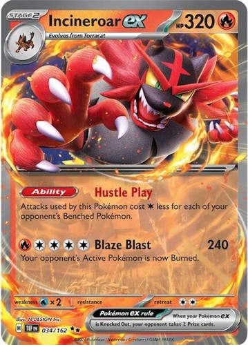 Incineroar 034 162 - -, 034/162