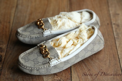 Mocassini gucci monogram - mocassini,