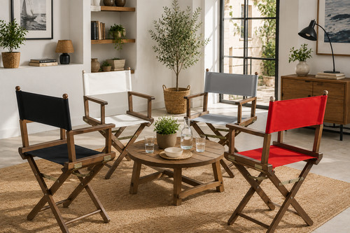 Sedia regista pieghevole noce - sedia,