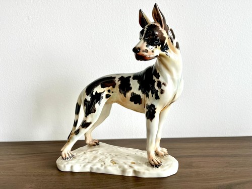 Porcelain dog great dane - dog,