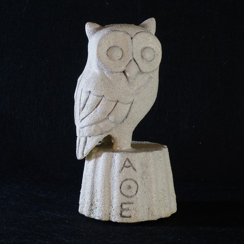 Scultura civetta atena - civetta,