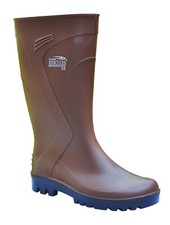 Stivali gomma nitrilica nitrile ginocchio marroni rossi varie misure taglie