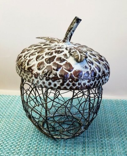 Acorn wine cork cage - wine,