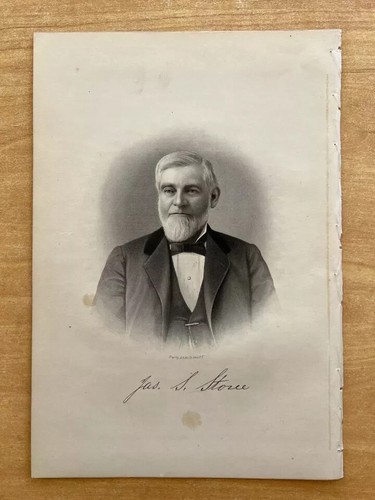 Stampa antica 1889 - , incisione