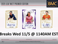 Alex "Flex" Cazacu 2025 Leaf Major League ping pong 1x custodia rottura #1