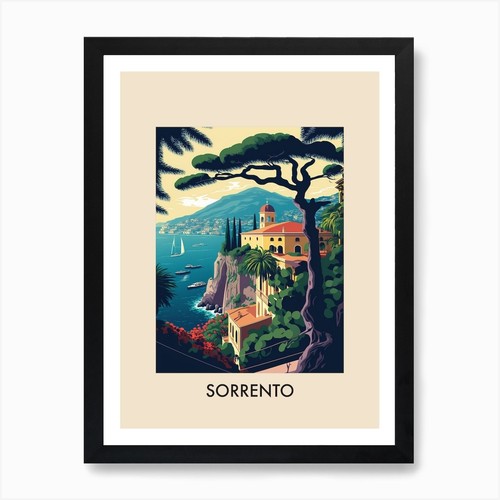 Poster sorrento italia vintage - italia,
