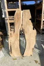 Coppia di tavole di legno di