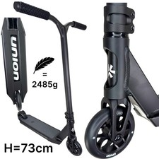 Union Aero Stunt Scooter Pedaliera Completa Trick Scooter H=73cm 2,48kg Nero