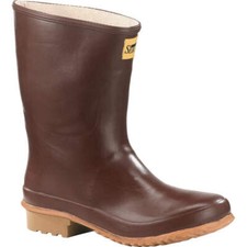 Stivali marroni bassi a